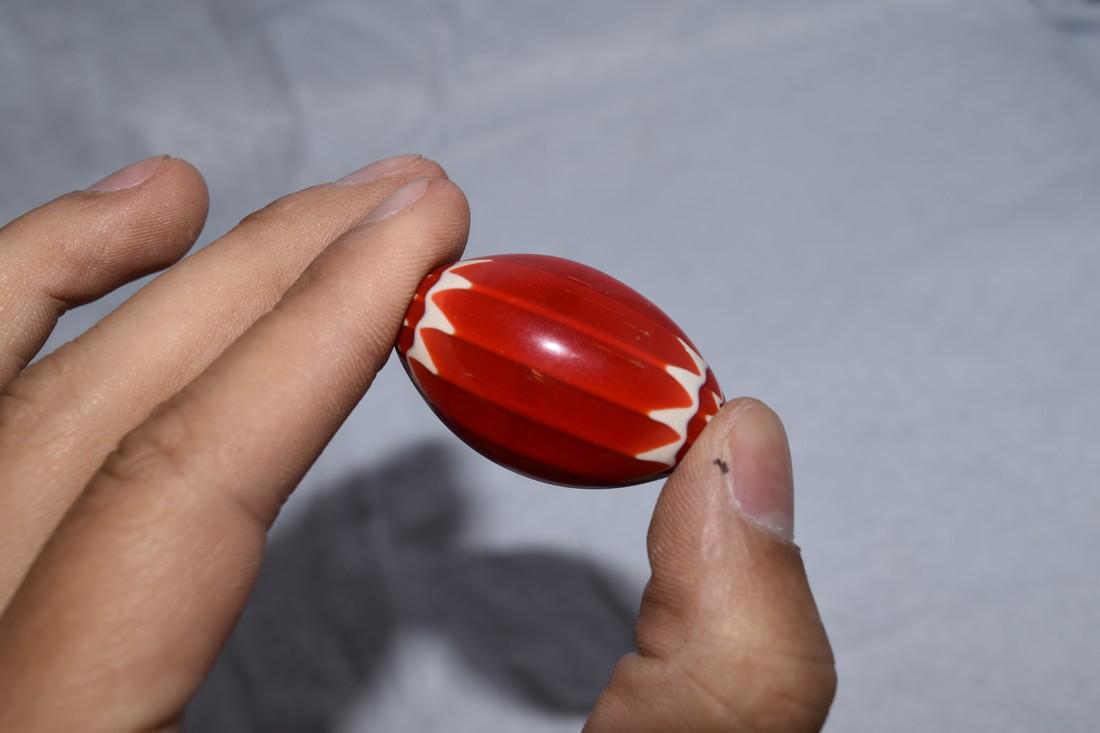 1 1/2" Vintage Chevron Bead (1 of 3)