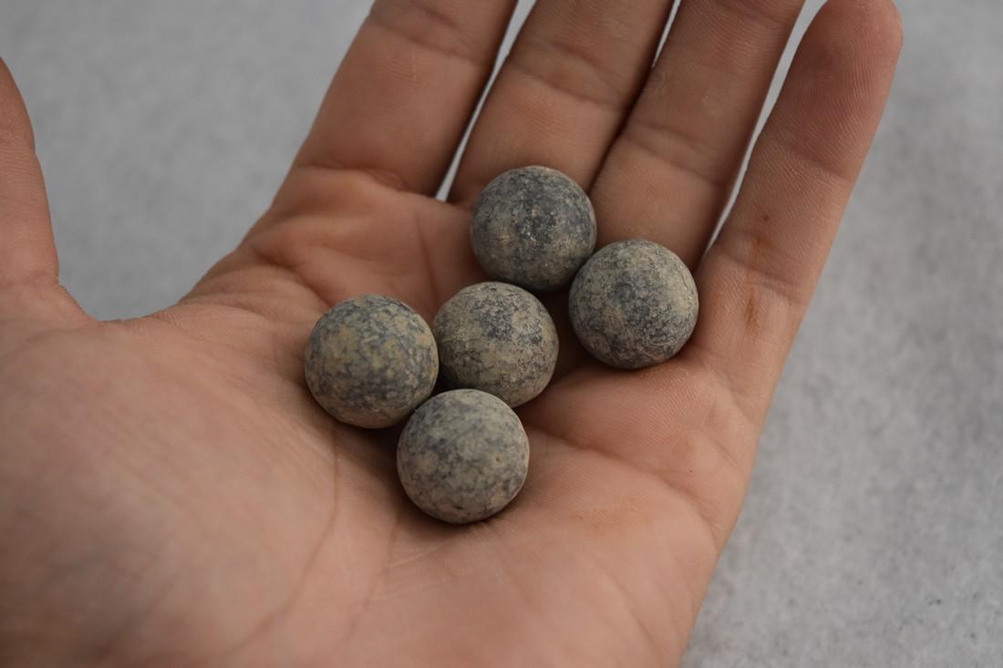 Lot of 5 Musket Balls, US Civil War Era (1 of 2)