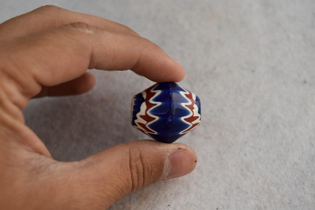 1 1/8" Vintage Chevron Bead (1 of 3)