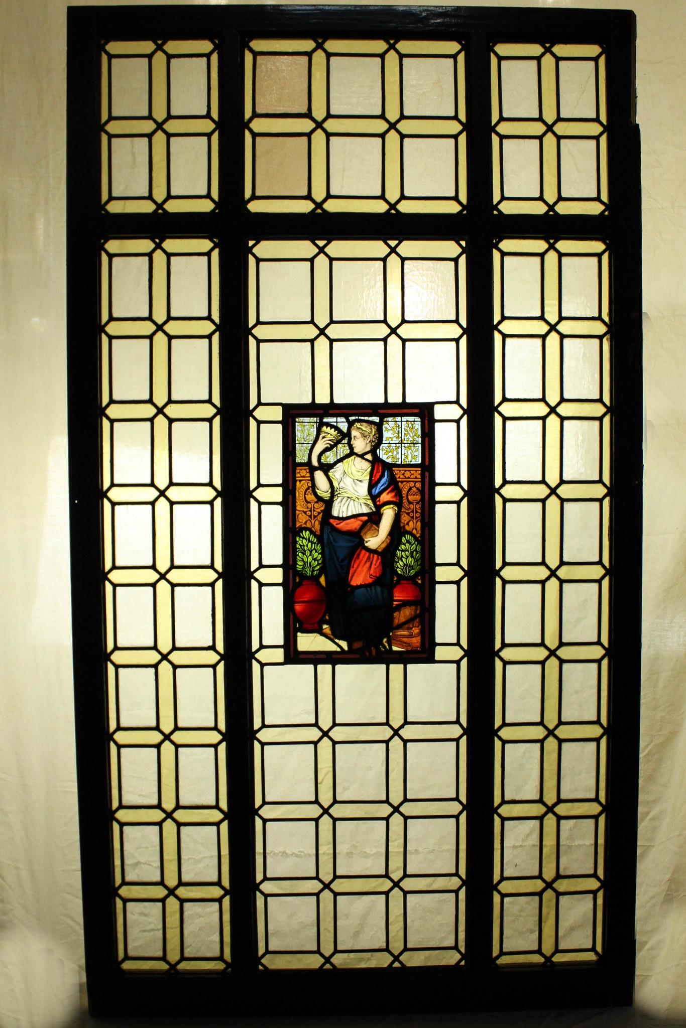 Large MultiPanel 19th Century Stained Glass Window (1 of 5)