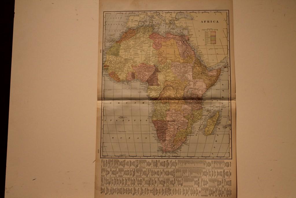 1886 Map of Africa (1 of 3)
