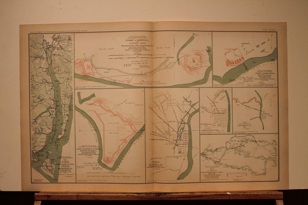 1894 Civil War Map: Author: Bien Title: 1894 Civil War Map Materials: Ink on Paper Size/Dimensions: 29.5"X18.5" Description: Civil War map dated 1894. Published under the direction of the Hon. Stephen B. Elkins Secretary