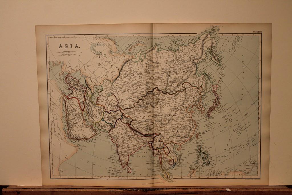 1886 Map of Asia (1 of 3)