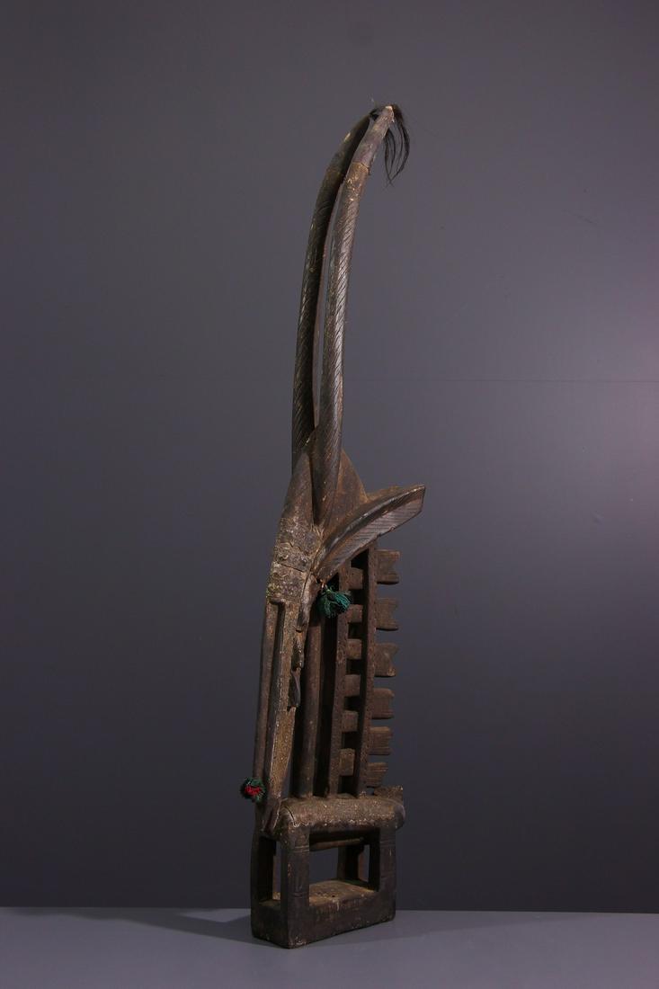 Ci Wara Bambara crest mask - Mali - African Art Tribal (1 of 9)