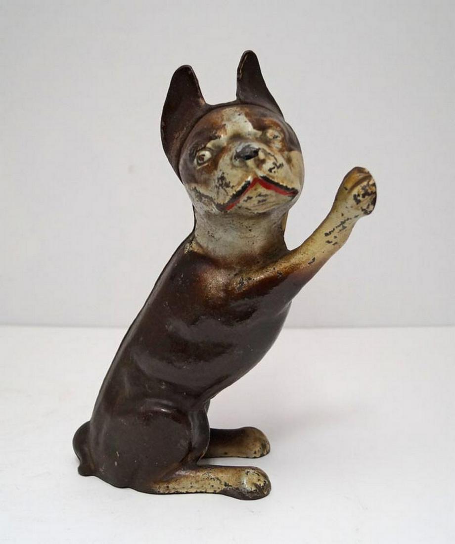 Antique Boston Terrier Dog Cast Iron Doorstop (1 of 6)