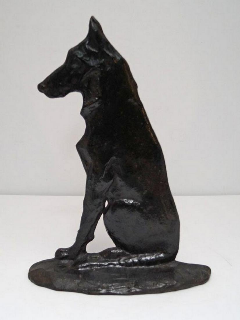 German Shepherd Dog Cast Iron Doorstop (1 of 8)