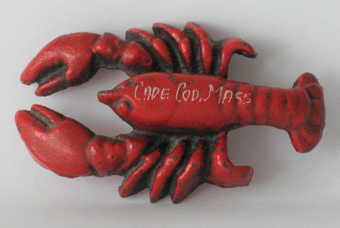 Vintage Cast Iron Lobster Paperweight. (1 of 2)