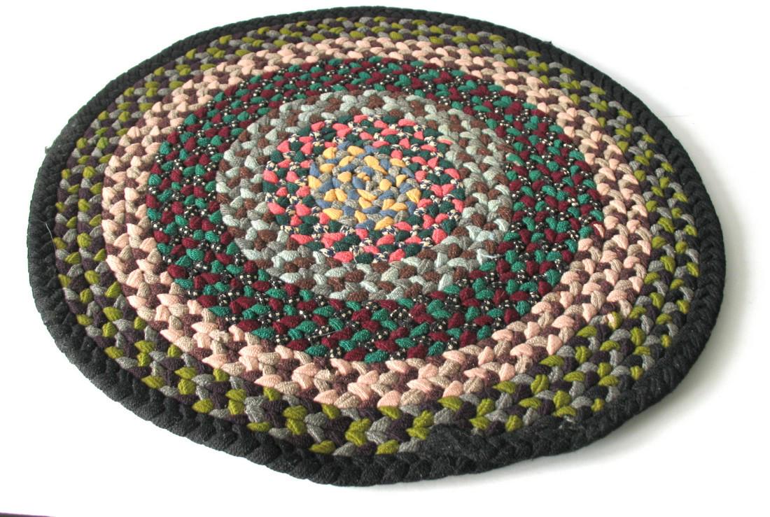 Vintage New England Braided Mat (1 of 1)