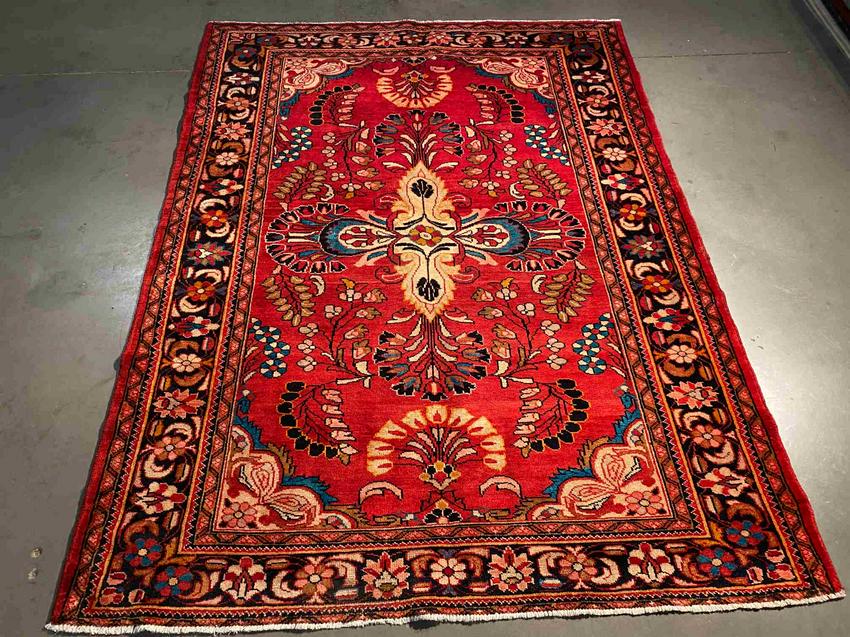 FABULOUS AUTHENTIC PERSIAN RUG 5'.1"X6'.9" (1 of 7)
