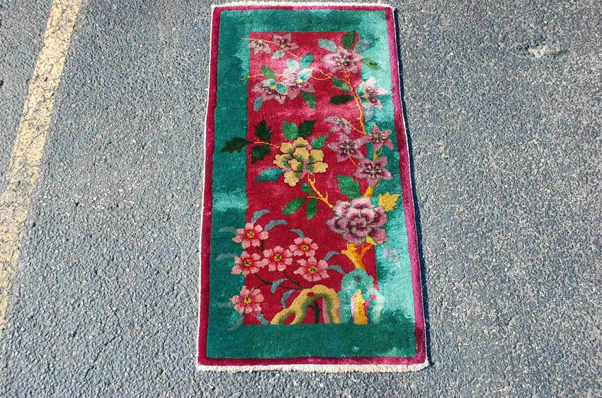 c1920s ANTIQUE MINT ART DECO CHINESE WALTER NICHOLS RUG (1 of 12)
