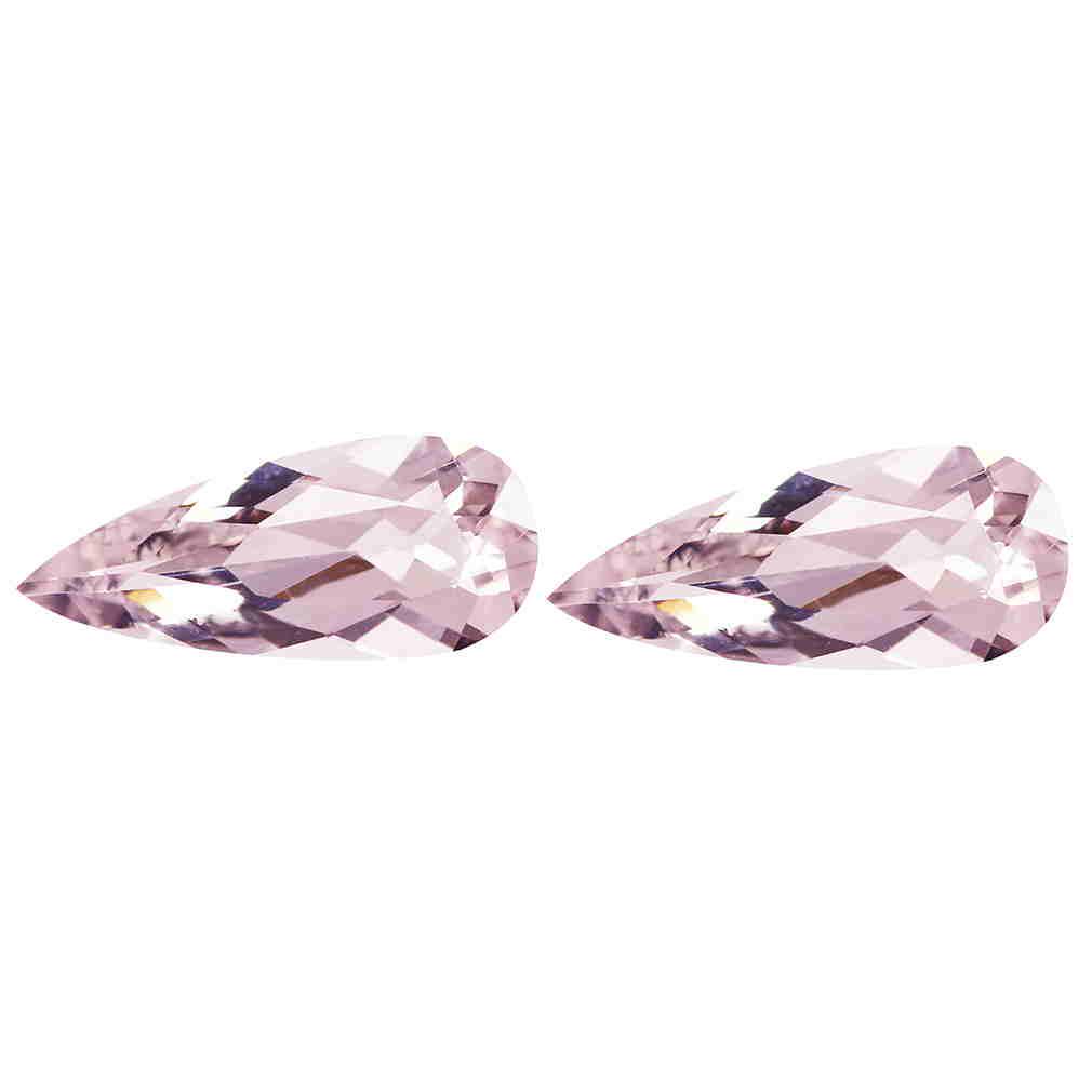 2.46Ct (2Pcs) IF Pear cut 12 x 5 mm 100% Natural Pink: Title: 2.46Ct (2Pcs) IF Pear cut 12 x 5 mm 100% Natural Pink Morganite Color/Clarity: pink/IF Gemstone Type: natural/unheated Carat Weights: 2.46 Size/Dimensions: 12.33 x 5.23 x 3.74 MM Additional Inf