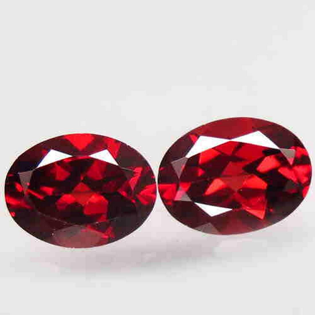 Pair! Natural Pink Red Garnet 3,00 ct (1 of 2)