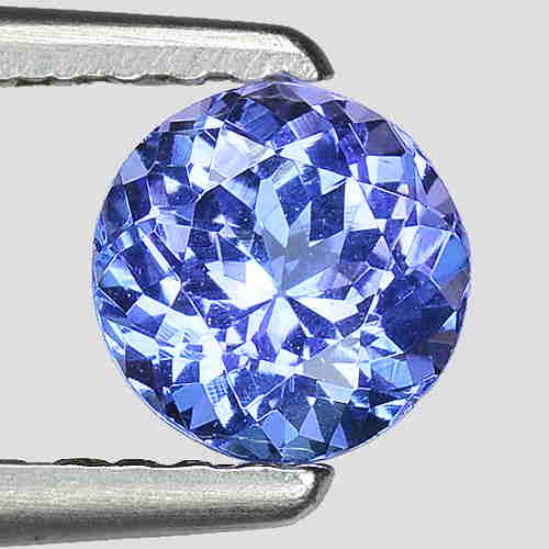 TANZANITE 0.75Ct ROUND 100 % NATURAL EARTH MINED GOOD (1 of 2)