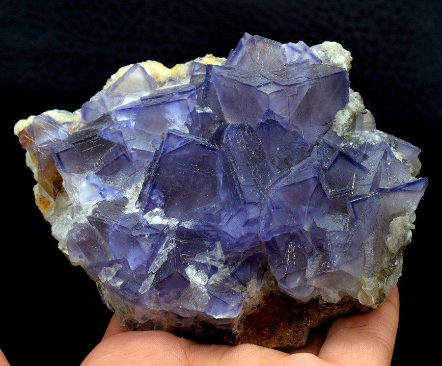 Fluorite Specimen , Natural Cubic Phantoms Purple (1 of 8)