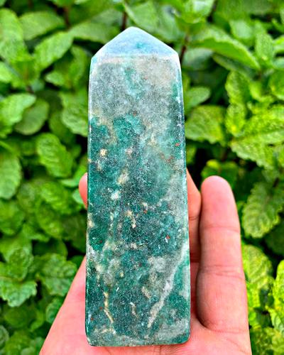 221 Gram Top Quality Aventurine Quartz  Tower (1 of 4)