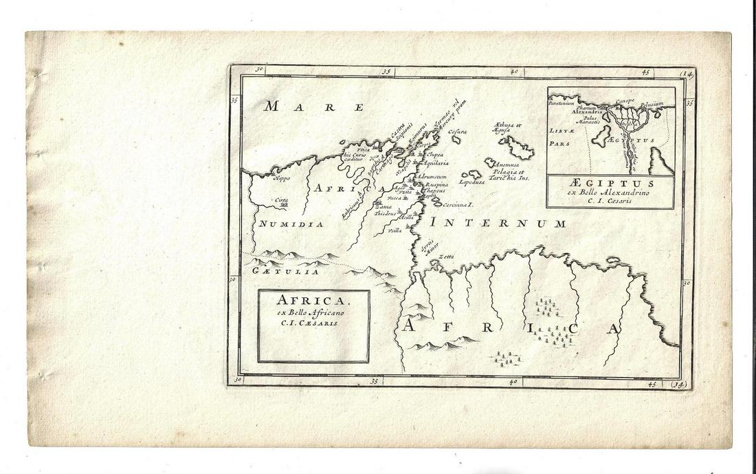 1747 Map of Ancient Africa Egypt (1 of 1)