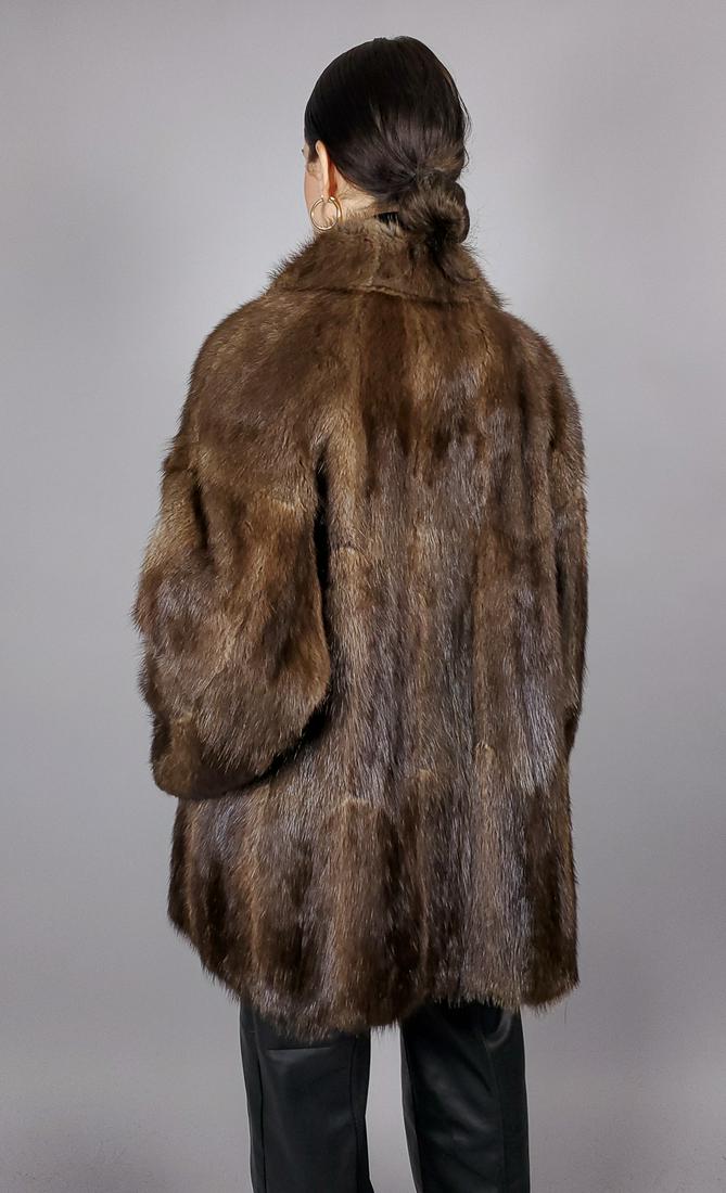 Brown Mink Fur Jacket (1 of 7)