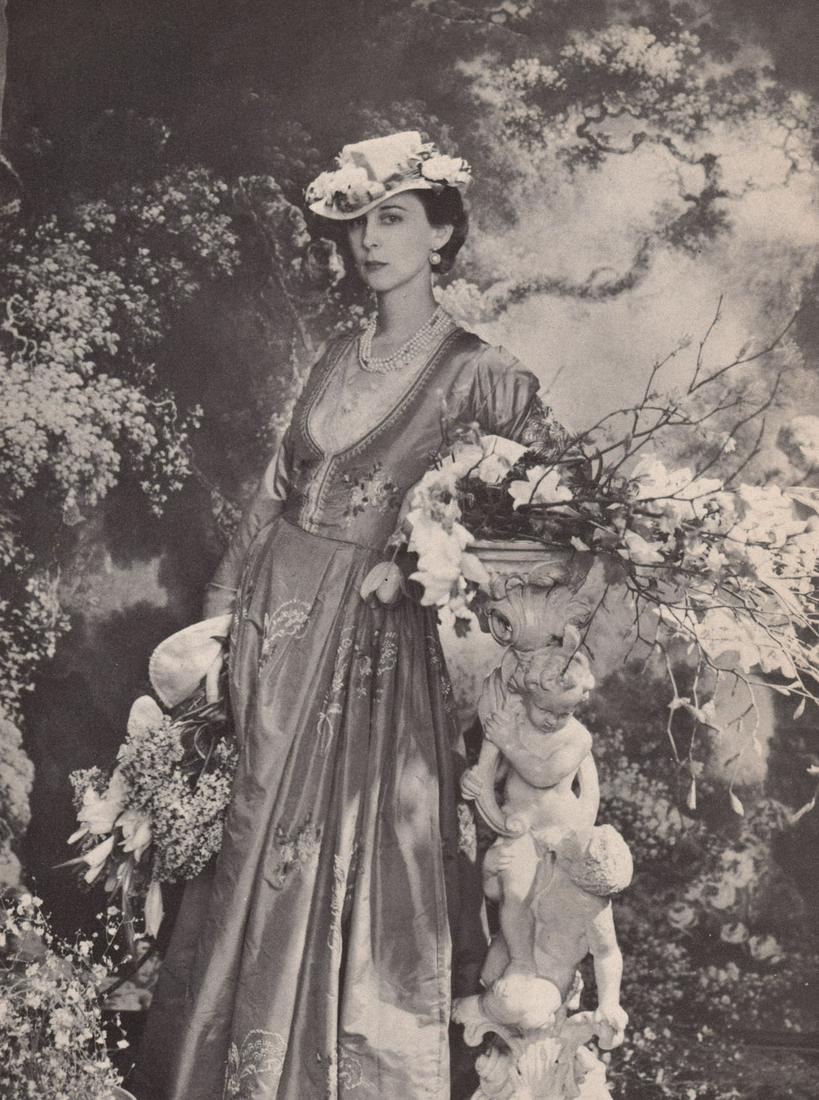 CECIL BEATON - Duchess of Kent: Artist: CECIL BEATON Print Title: Duchess of Kent Printing Date: 1950’s Medium: Photoengraving Printed in: The US Image Size approx: 8 x 6” Sir Cecil Walter Hardy Beaton (January 1904 – January