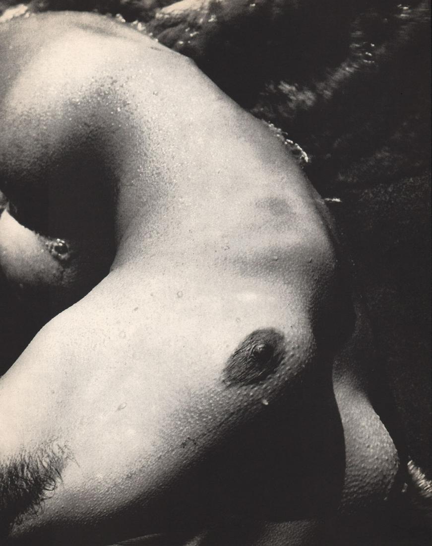 LUCIEN CLERGUE- Nude in the Surf: Artist: LUCIEN CLERGUE Print Title: Nude in the Surf Printing Date:1990’s Medium: Photoengraving Printed in: France Image Size approx.: 11 x 8” Lucien Clergue (French: 1934 – 2014)was a French 