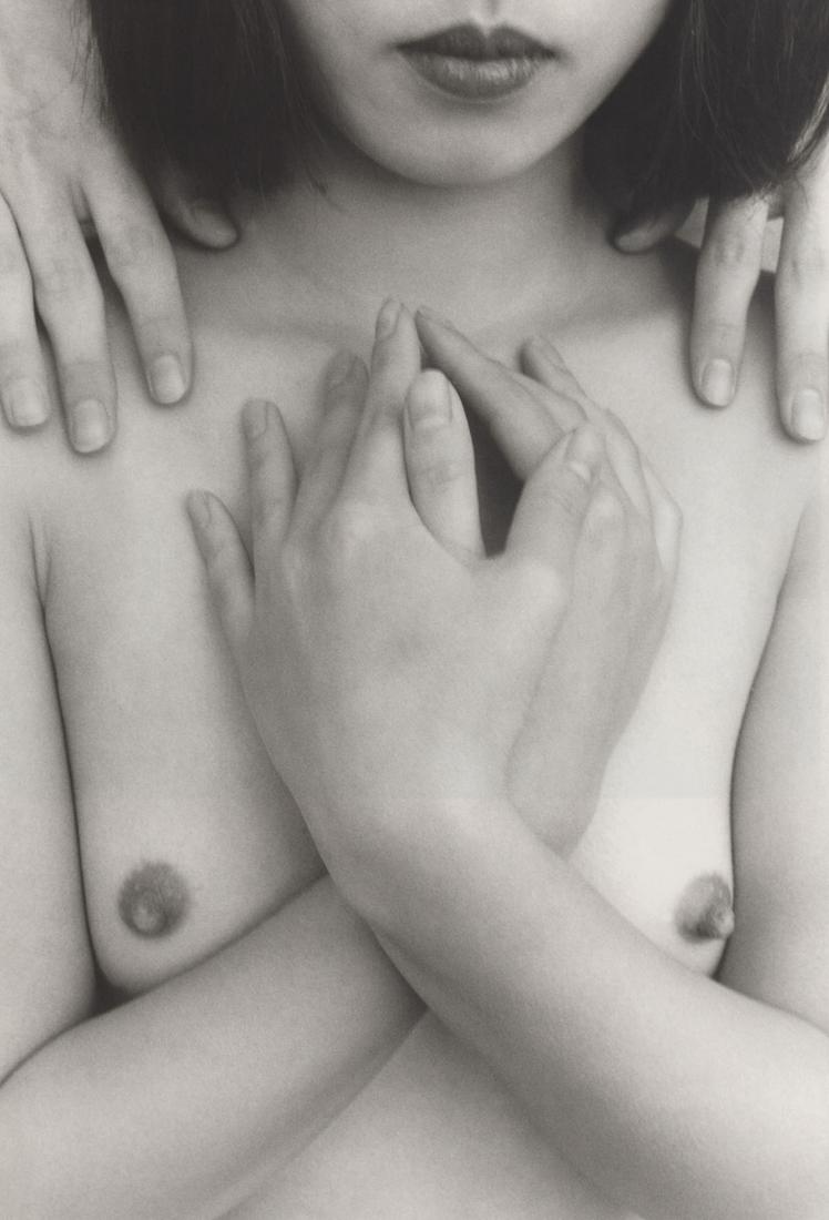 LUCIEN CLERGUE- Nude with Friend: Artist: LUCIEN CLERGUE Print Title: Nude with Friend Printing Date: 1990’s Medium: Photo-lithograph< Printed in: Germany Image Size approx.: 11 x 8” Lucien Clergue (French: 1934 – 2014)was a Fr
