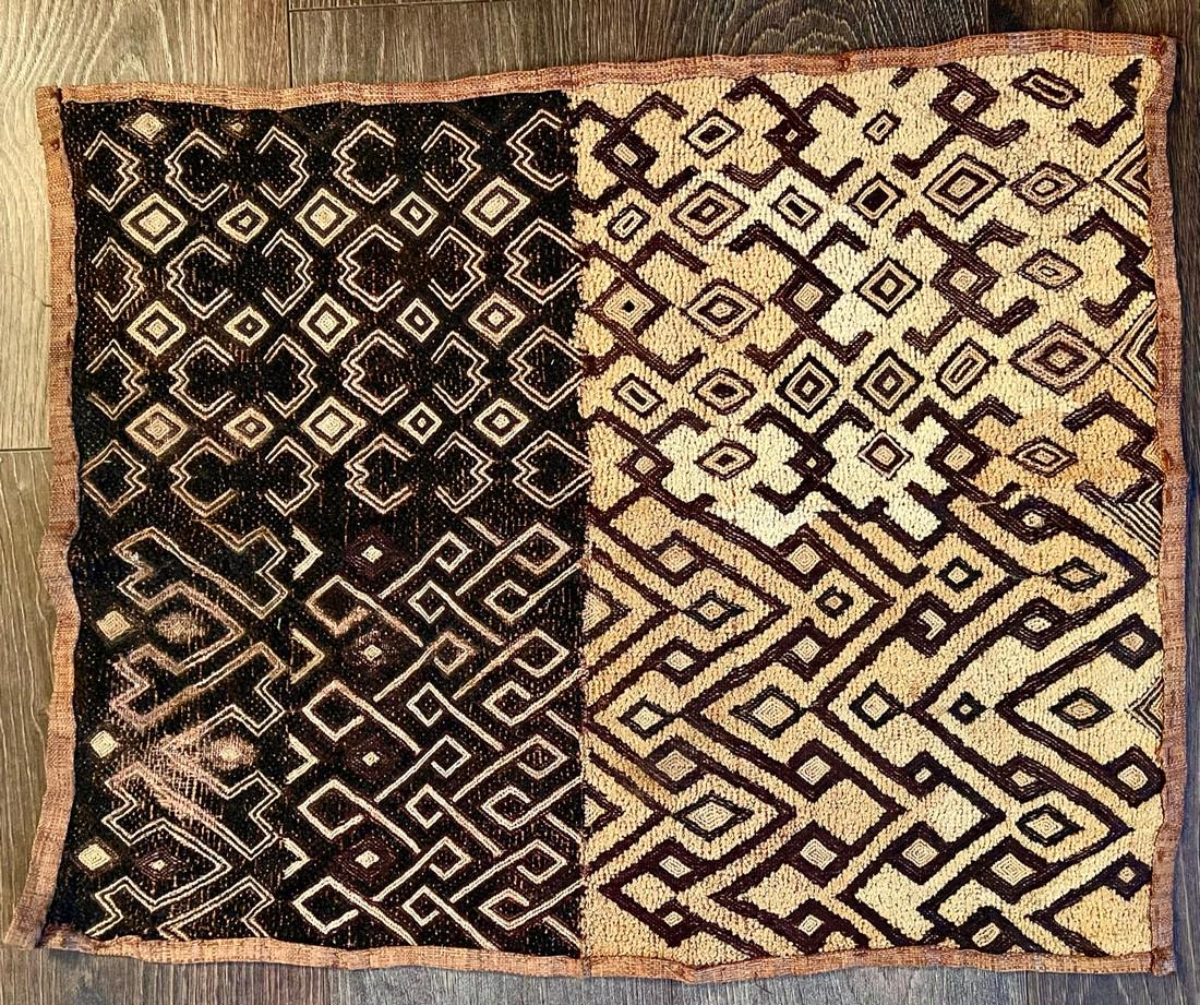 Kuba Cloth 237: Title: Kuba Cloth 237 Provenance/Additional Info: Kuba cloth from a published and renowned collection. The Sam Hilu Collection of Kuba Textiles was published by Schiffer Books in 2003 in Textile Art o