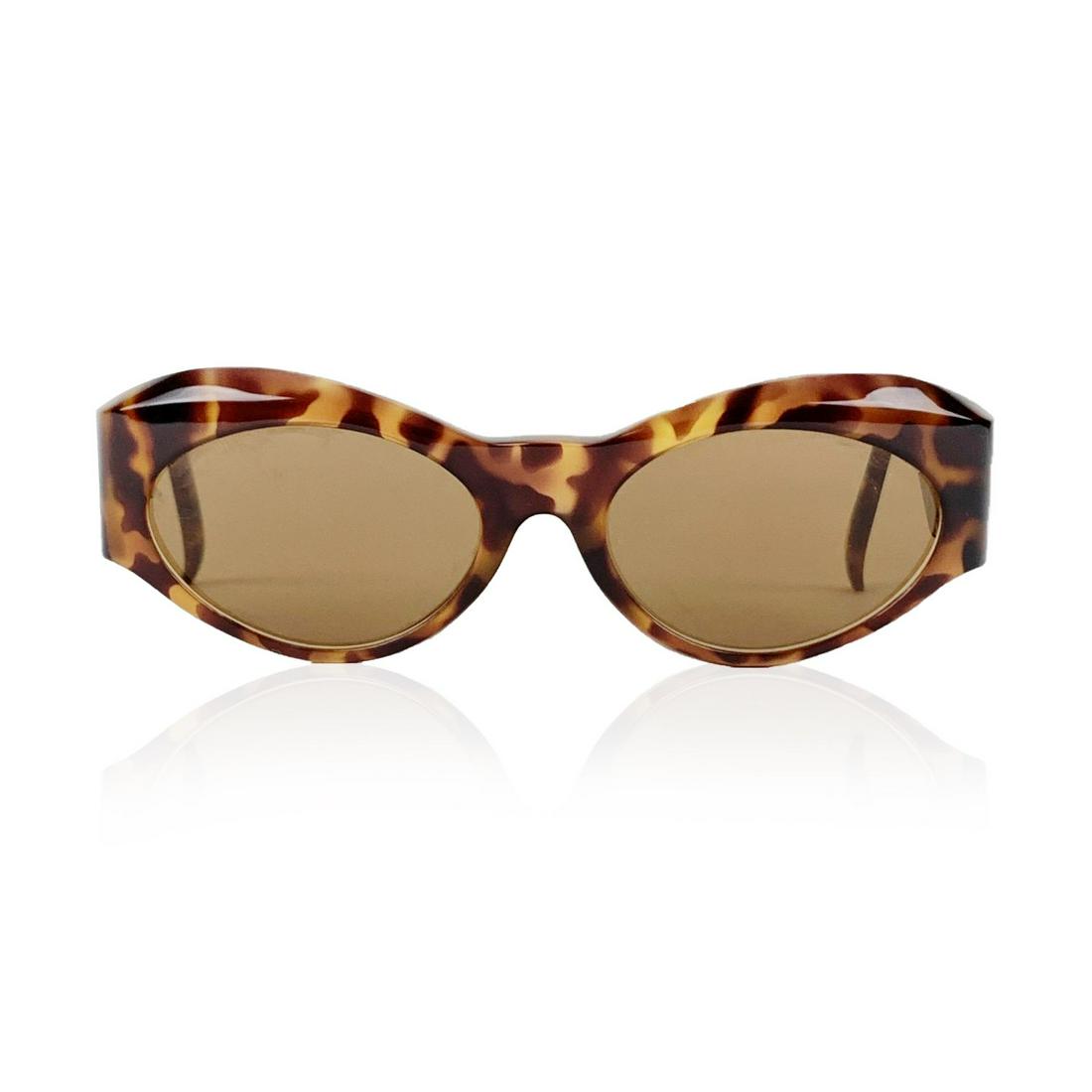 Gianni Versace Vintage Sunglasses Mod. T74 Gold Greek (1 of 5)