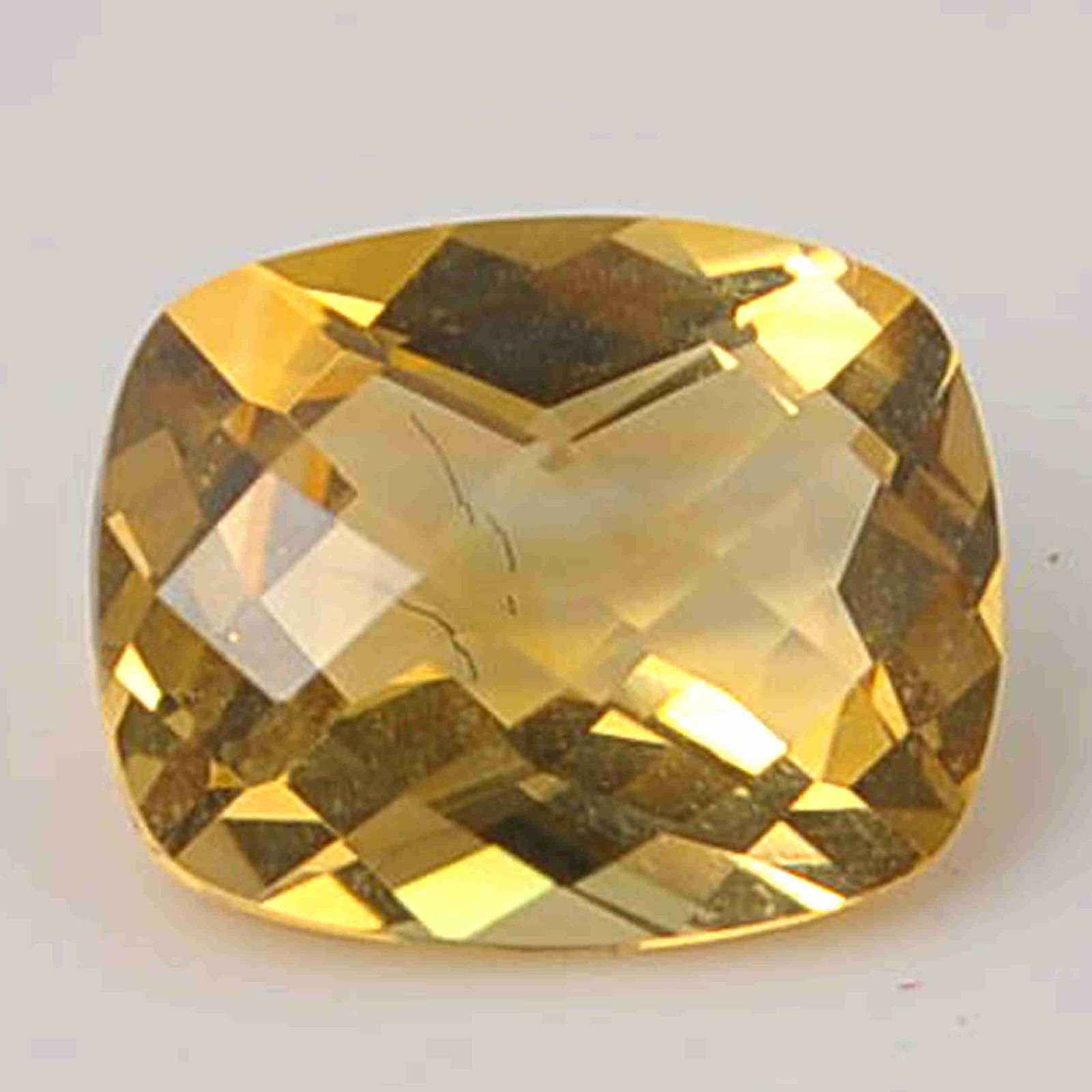 2.6 Carat Yellow Color Natural Cushion Citrine Loose (1 of 5)