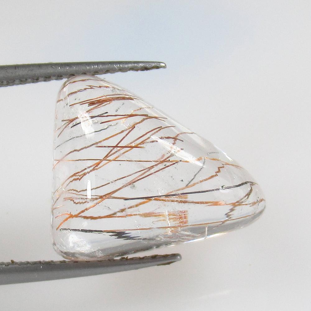8.20 Ct Natural Rutile Quartz Trillion Cab (1 of 2)