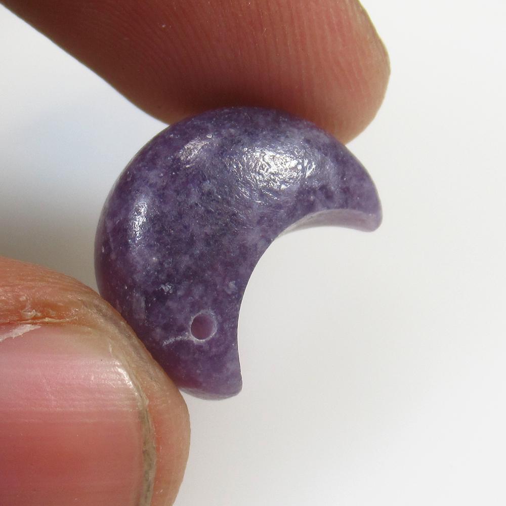 9.61 Ct Natural Jasper Quartz Half Moon Shape Cab: No Reserve! Title: 9.61 Ct Natural Jasper Quartz Half Moon Shape Cab Stone Clarity: Opaque Gemstones: Natural Jasper Quartz Carat Weights: 9.61 Size/Dimensions: 16.70 x 8.00 x 8.00 mm Additional Infor