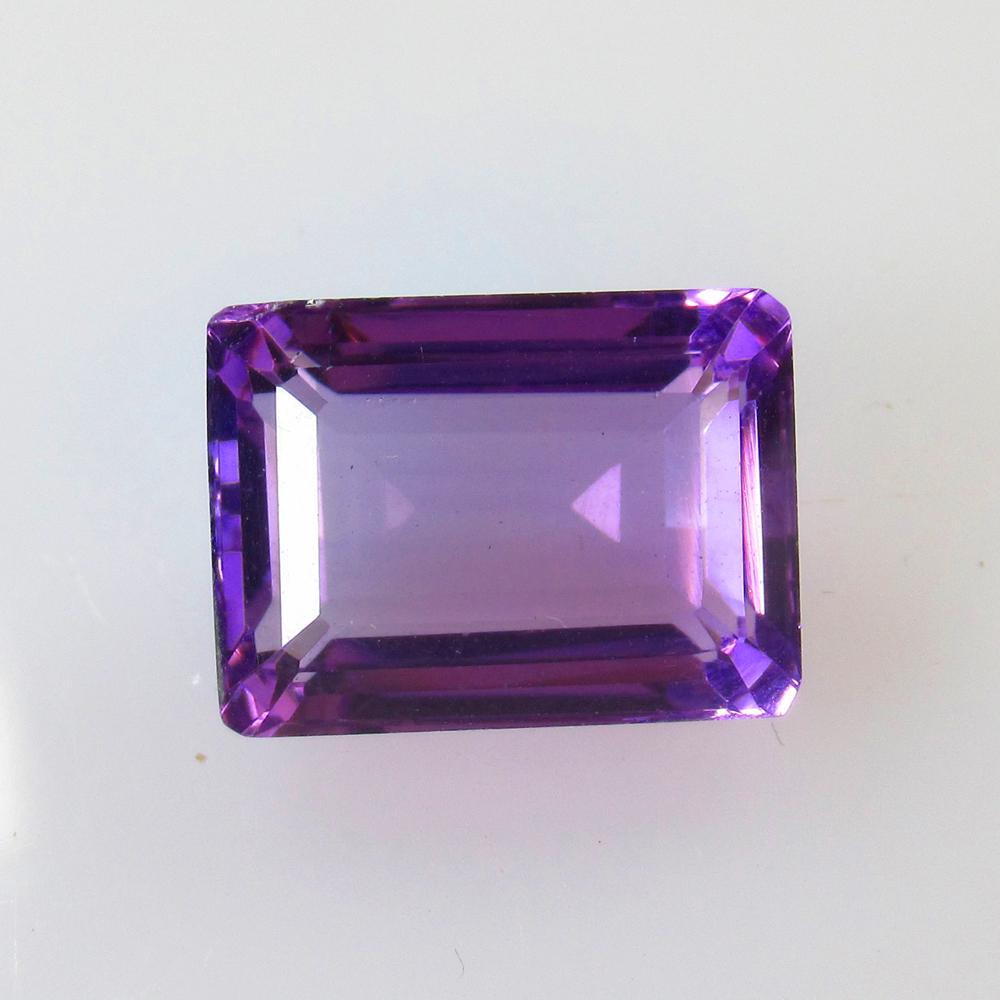 9.38 Ct Natural Purple Amethyst Octagon Cut (1 of 2)