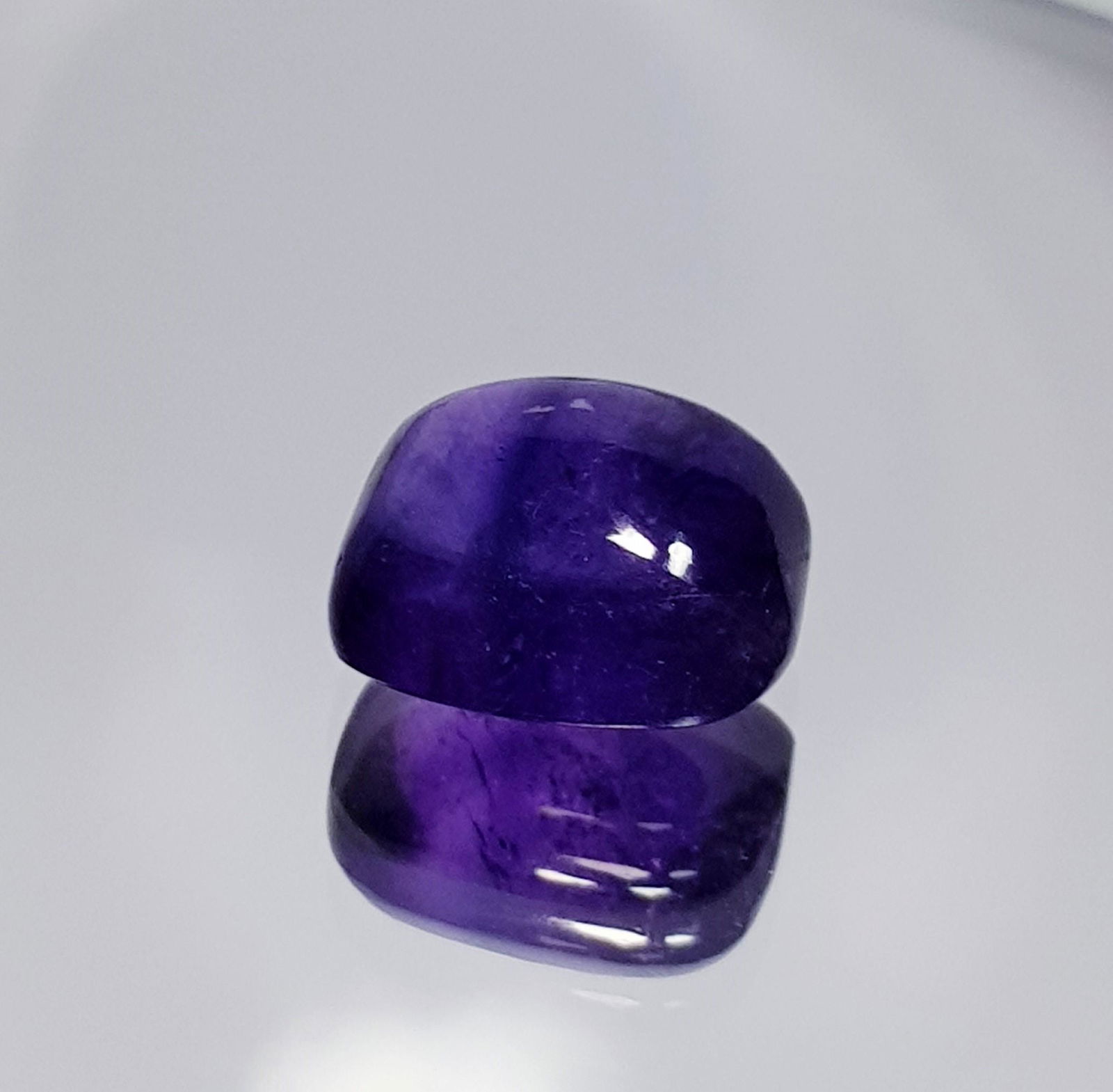 14.27 ct Natural Amethyst Rectangular Cabochon (1 of 4)