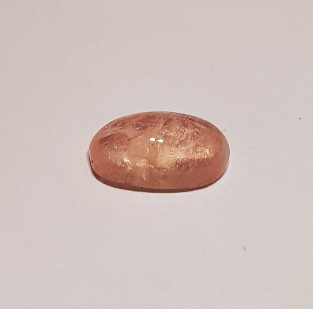 4.97 ct Natural Orange Morganite Oval Cabochon (1 of 4)