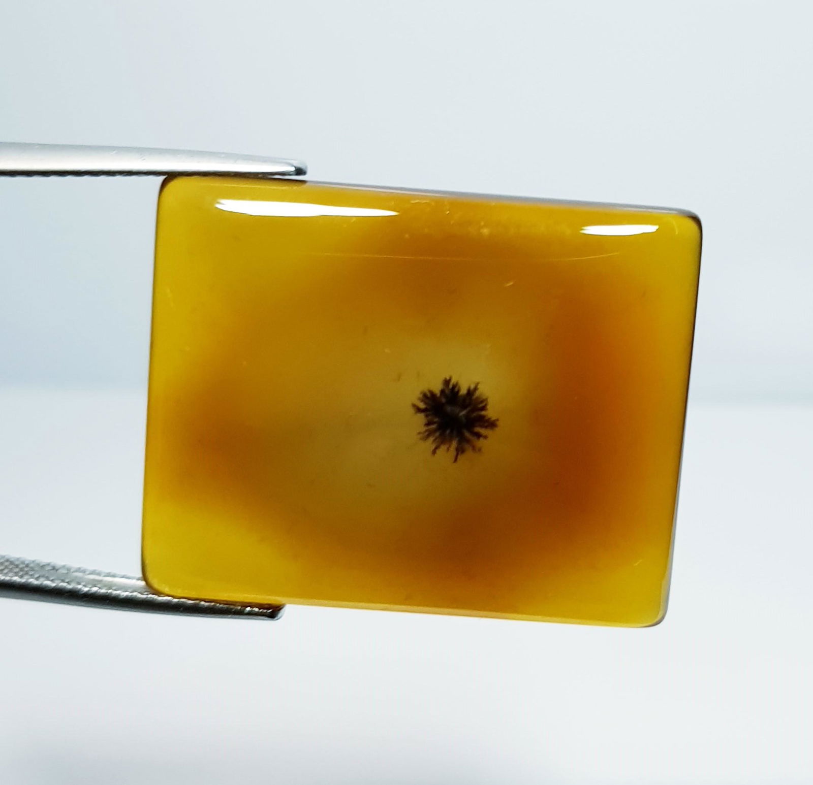 41.69 Ct Natural Brown Agate Rectangular Cabochon (1 of 4)