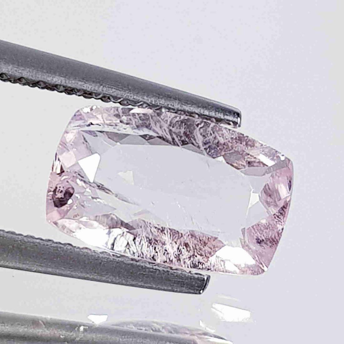 2.11 Ct Natural Morganite Rectangle Cushion Cut (1 of 5)