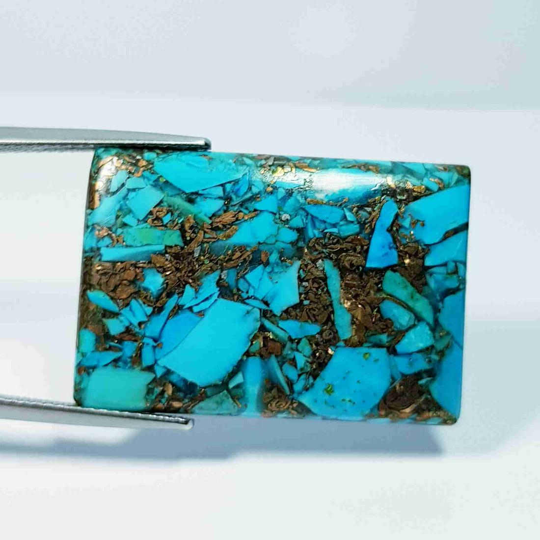 25.50 Ct Natural Copper Turquaise Emerald Cabochon (1 of 5)