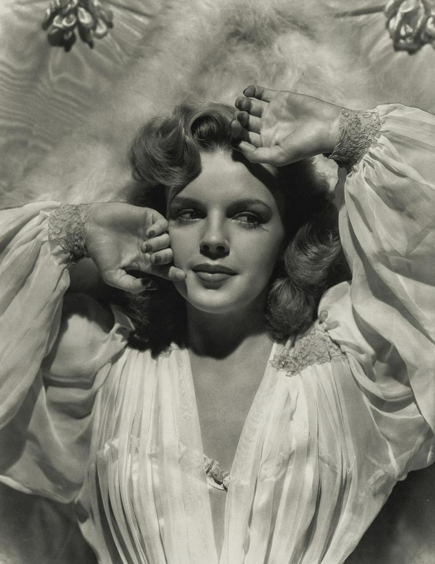 CLARENCE S. BULL - Judy Garland, 1943: Artist: Clarence S. Bull Title: Judy Garland, from "Presenting Lily Mars", 1943 Medium: Photo Litho, 1989, Germany Dimensions: 6.95x9" Description: Heat Wax Mounted on 11x14" Conservation Board Artist