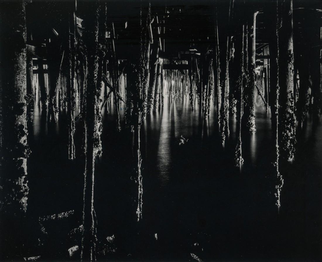 WYNN BULLOCK - Under Monterey Wharf, 1969 (1 of 1)