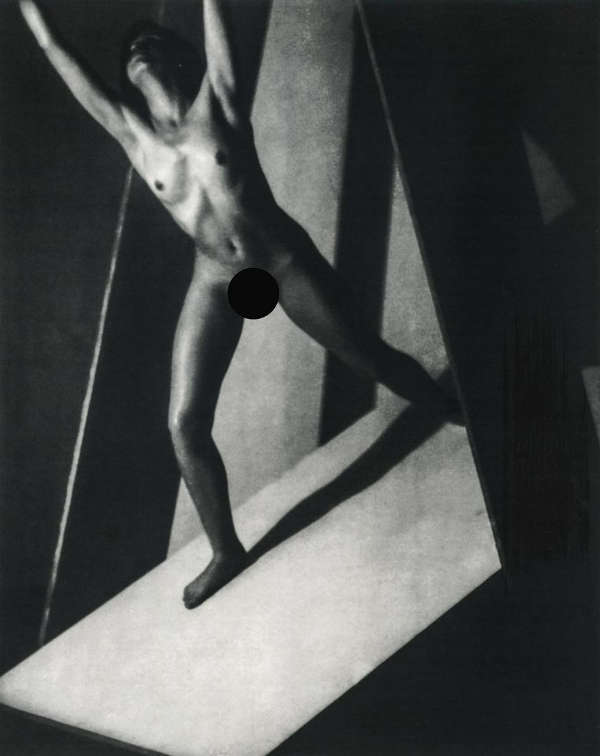 FRANTISEK DRTIKOL - Composition, 1929: Artist: Frantisek Drtikol Title: Composition, 1929 Medium: Photo Litho, 1998, Italy Dimensions: 8x10.05" Description: Heat Wax Mounted on 11x14" Conservation Board Artist Bio: Frantisek Drtikol was a