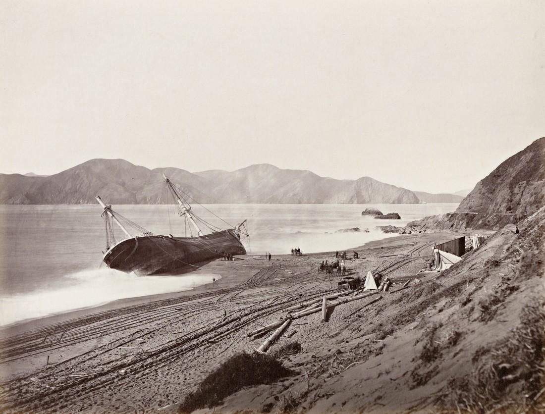 CARLETON E. WATKINS - The Wreck of the Viscata, 1868 (1 of 1)