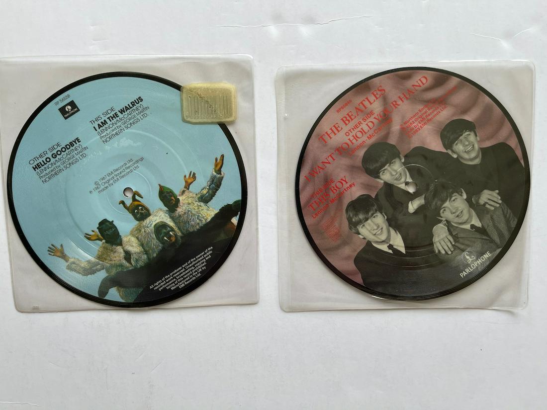 TWO BEATLES PICTURE DISCS (1 of 1)