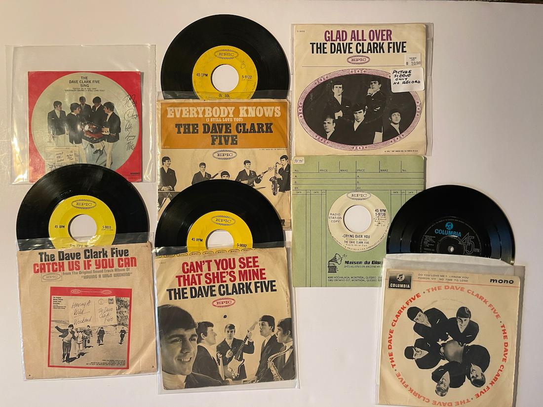 THE DAVE CLARK FIVE PICTURE SLEEVE SET (1 of 1)