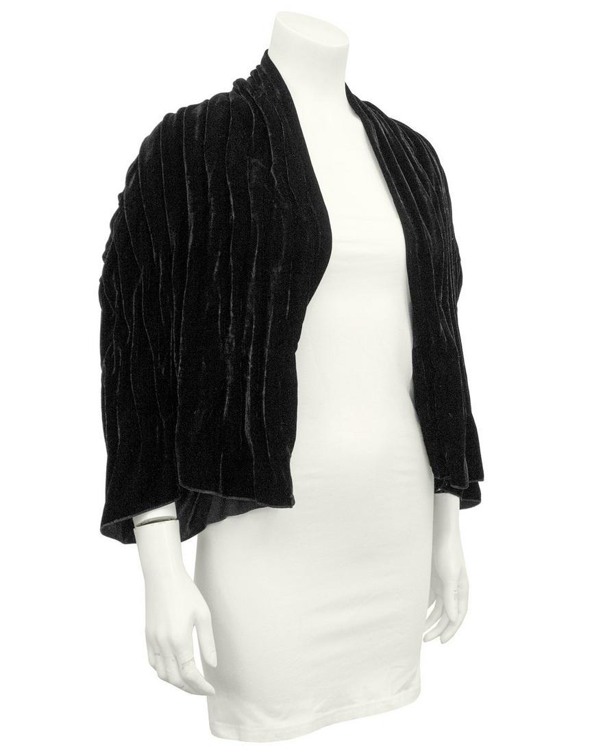 Giorgio Armani Black Velvet Bolero Shrug (1 of 5)