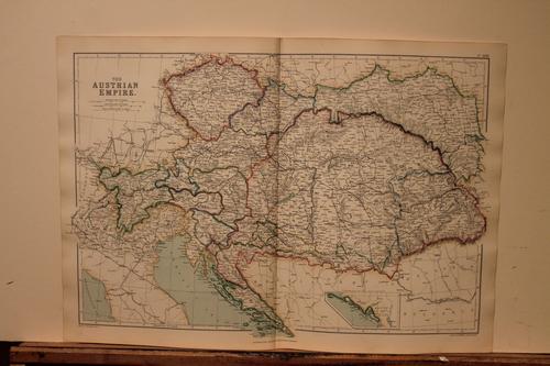 1882 Map of the Austrian Empire (1 of 3)