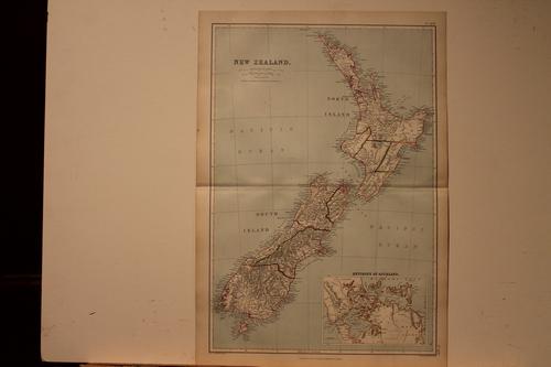 1882 Map of New Zealand (1 of 3)