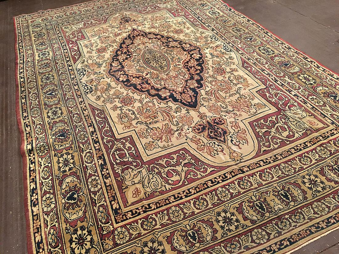 Antique Kirman, Lavar Carpet 7'8'' X 11'9'', Item # (1 of 5)