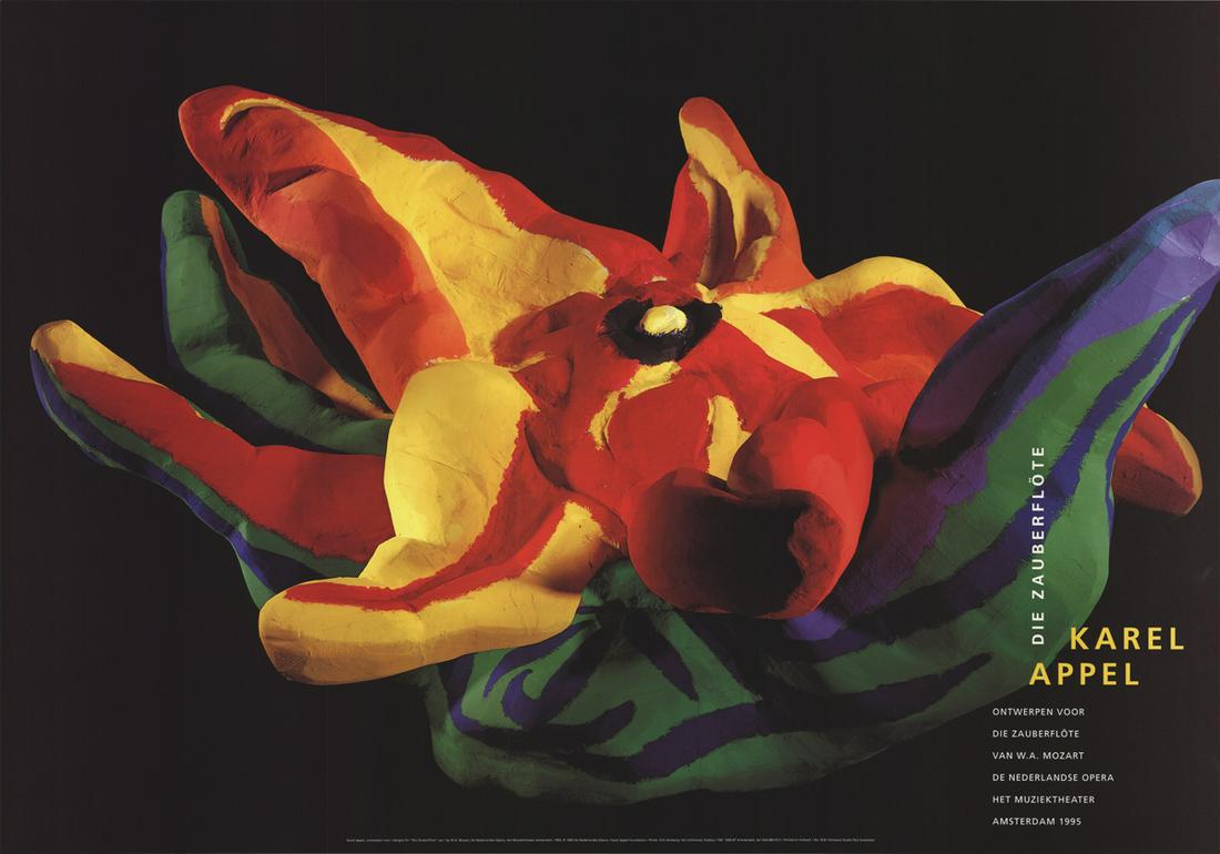 Karel Appel - Die Zauberflote (Magic Flute), Flower (1 of 1)