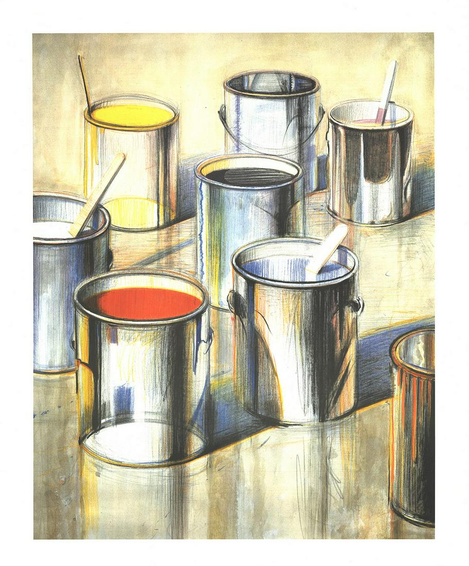 Wayne Thiebaud - Paint Cans (No text) (1 of 1)
