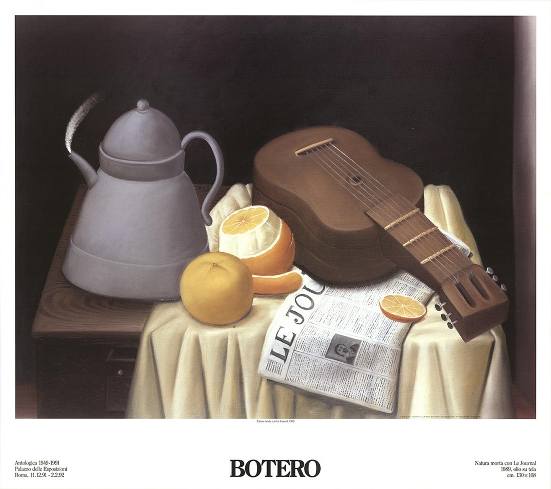 Fernando Botero - Still Life with Newspaper (1 of 1)