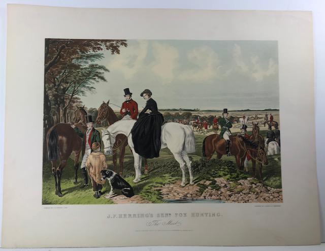 J.F. Herring - - Fox Hunting - The Meet (1 of 10)