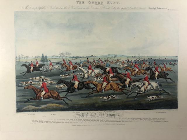 Alken - The Quorn Hunt Talli - Ho and Away: Artist: Alken Title: The Quorn Hunt Talli - Ho and Away Description: Drawn by Alken engraved by F. Lewis - published Feb. 1835 by Ackermann - The Quorn Hunt Talli - Ho and Away Sheet size: 21 x 28 inc